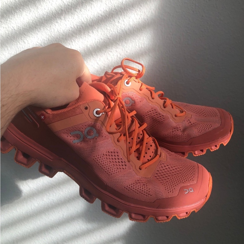 On Running Vibrant Orange Sneakers